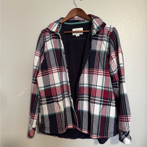 ORVIS woman’s flannel button up shirt/jacket - Picture 3 of 10
